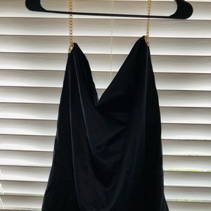 Sheilay Elegant Silk Cowl Neck Top